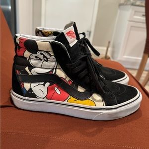 Disney HighTop Vans W7.5